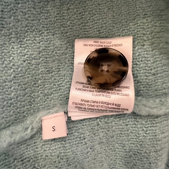 RE/DONE 90s Oversized 90s V-Neck Cardigan Spearmint- Size Small - Picture 12 of 12